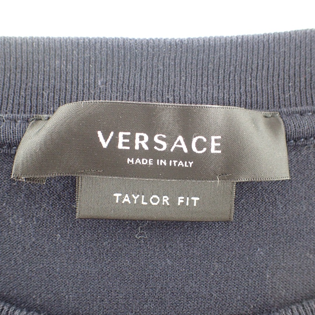 VERSACE(ヴェルサーチ)のヴェルサーチ A89287 メデューサ刺繍 クルーネック Tシャツ ２XL メンズのトップス(Tシャツ/カットソー(半袖/袖なし))の商品写真