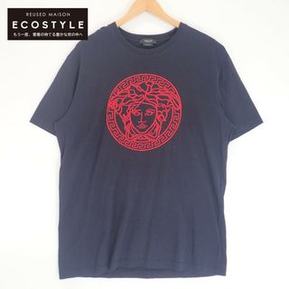 ヴェルサーチ(VERSACE)のヴェルサーチ A89287 メデューサ刺繍 クルーネック Tシャツ ２XL(Tシャツ/カットソー(半袖/袖なし))