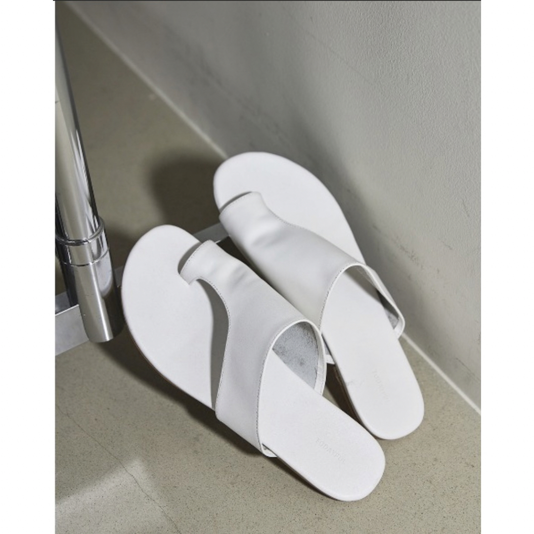 TODAYFUL Leather Slide Sandals レザーサンダル