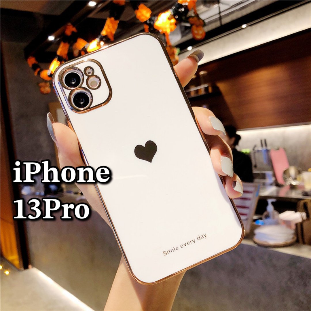 iPhone 13 Pro ケース シンプル ホワイト