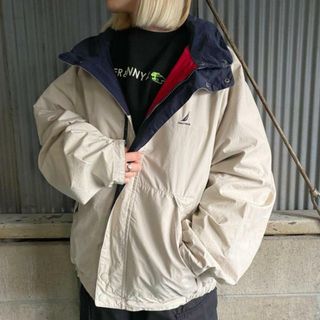 【激レア☆US輸入90s】ノーティカ リバーシブルジャケット メンズ3XL