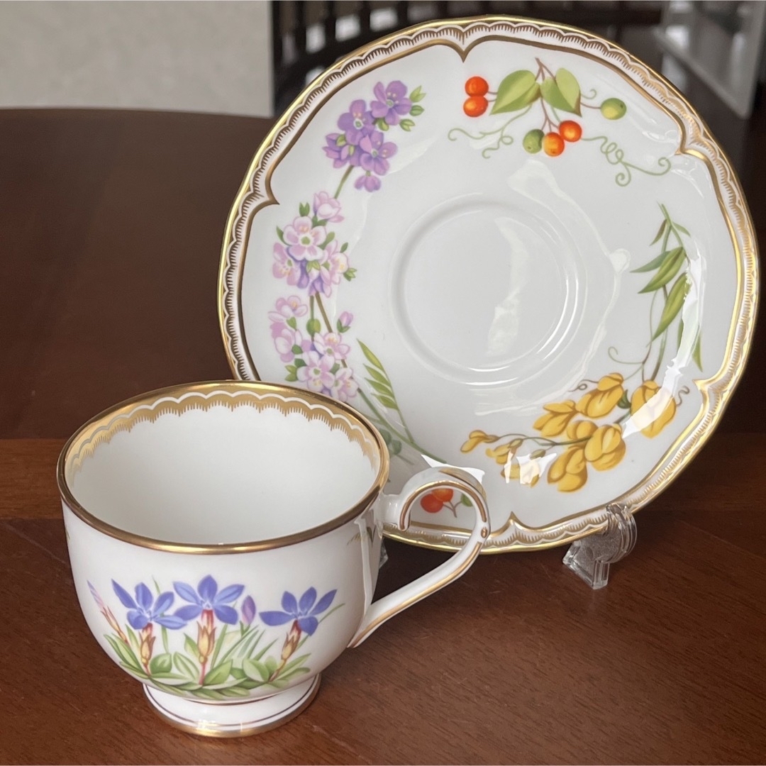 Royal Worcester(ロイヤルウースター)の【美品】ロイヤルウースター★サンドリンガム★トリオ インテリア/住まい/日用品のキッチン/食器(食器)の商品写真