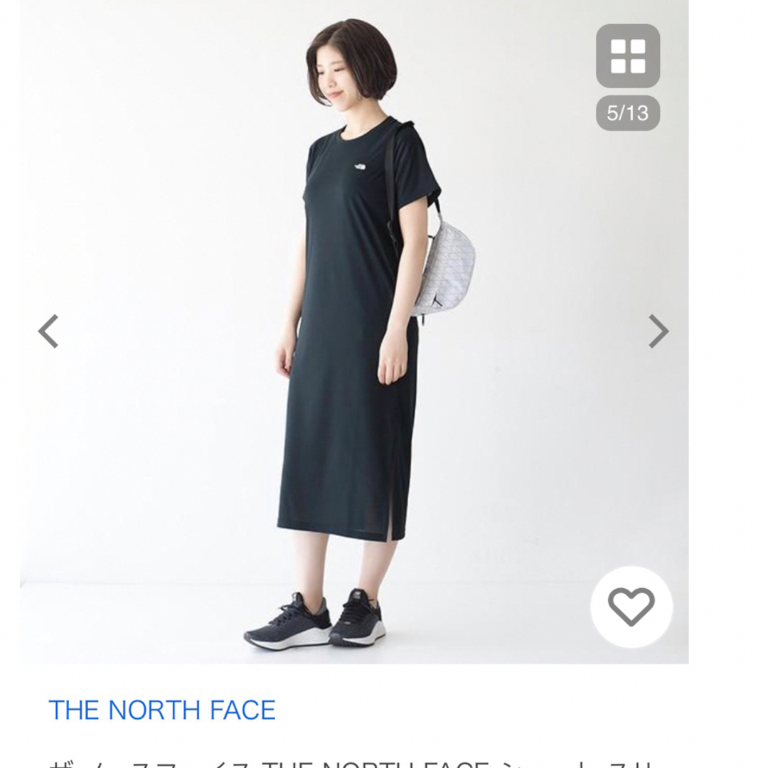 THE NORTH FACE* TEE DRESS ワンピース　Black