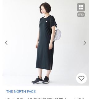 ザノースフェイス(THE NORTH FACE)の中古THE NORTH FACE ノースフェイス　ワンピース　Mサイズ　ブラック(ロングワンピース/マキシワンピース)