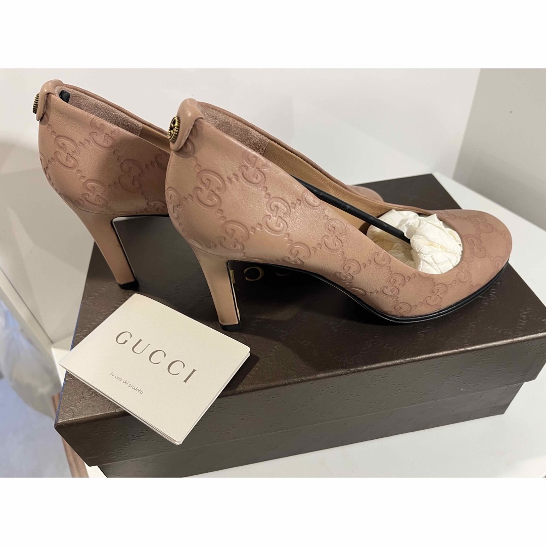 グッチGUCCI ピンヒール 270190 ROSEピンク 23cm 36サイズ-