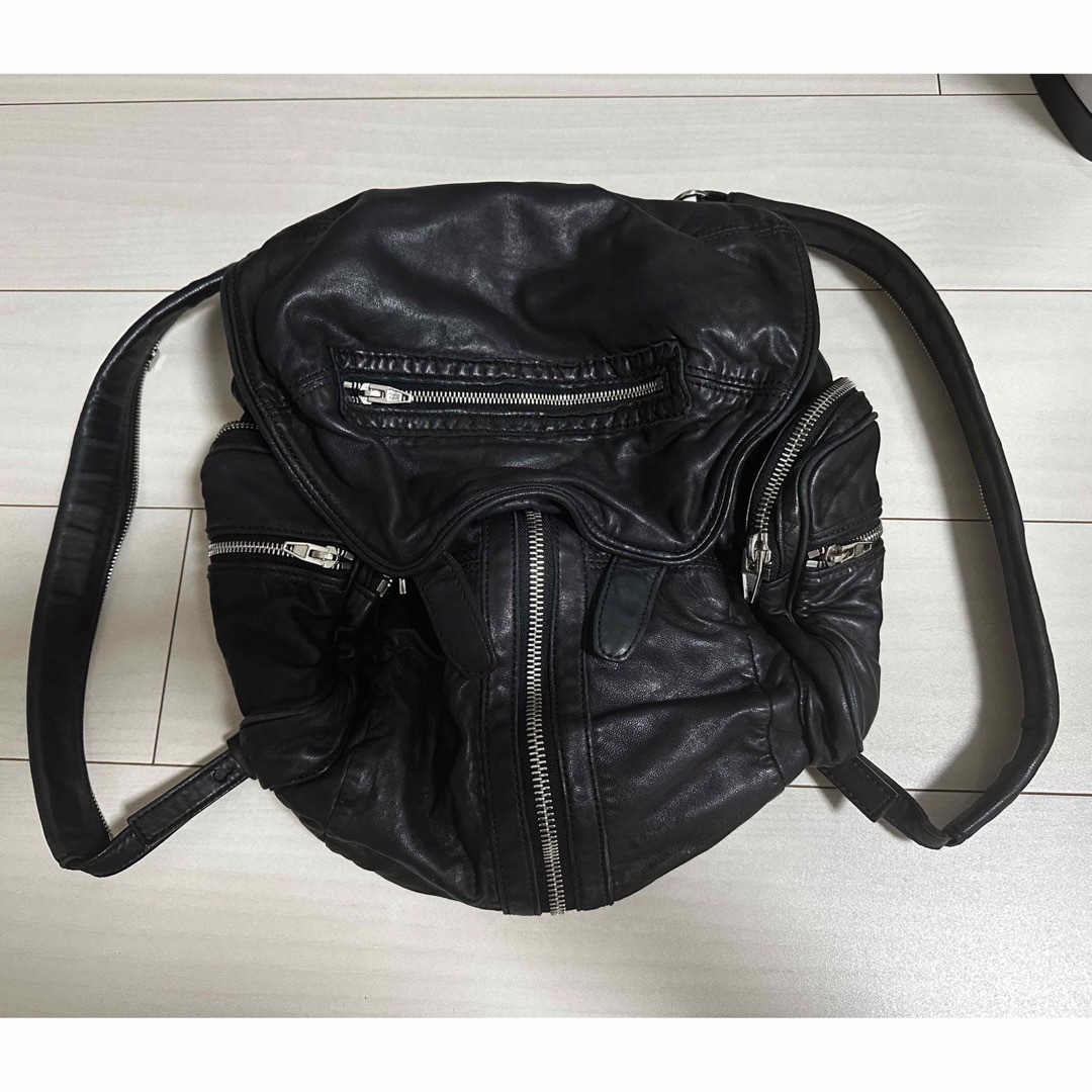 【正規品】Alexander wang レザーリュック/ショルダー　ブラック