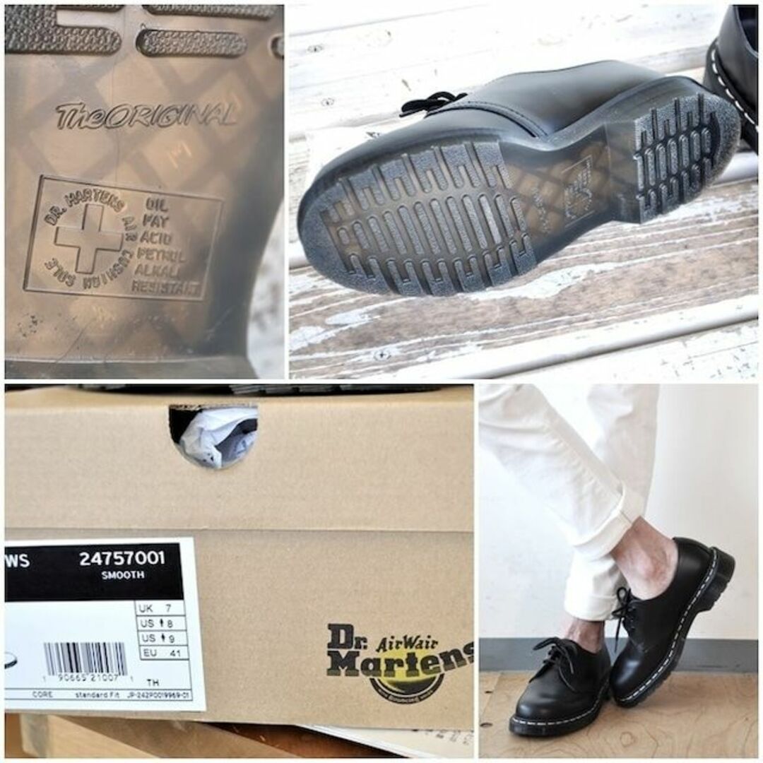 Dr.Martens ドクターマーチン 1461 ３ホール　ホワイトステッチ２６