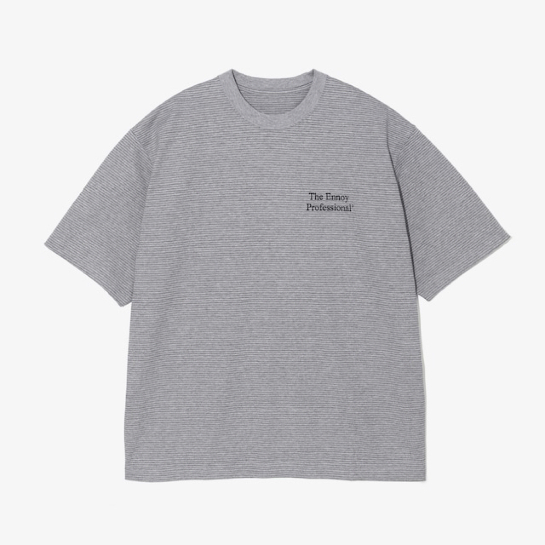 ennoy エンノイ S/S ボーダー Tシャツ 22SS white Lサイズ