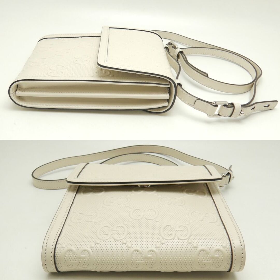Gucci - GUCCI グッチ 625782 メッセンジャーバッグ GGエンボス レザー Gucci - GUCCI グッチ 625782 メッセンジャーバッグ GGエンボス レザー