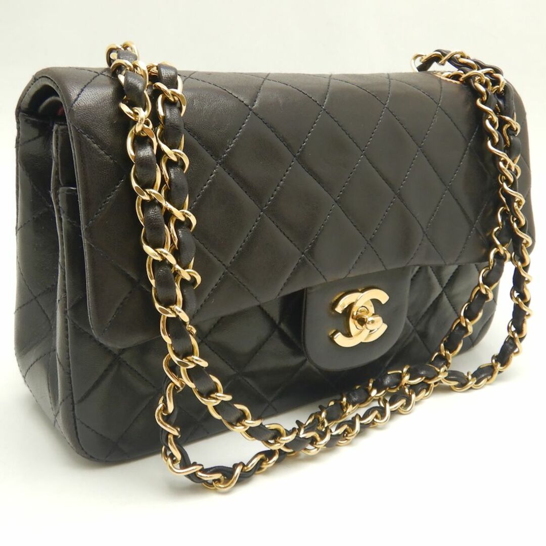 CHANEL(シャネル)のCHANEL シャネル マトラッセ23 A01113 ショルダーバッグ Wフラップチェーンショルダー ラムスキン ブラック/250882【中古】 レディースのバッグ(ショルダーバッグ)の商品写真