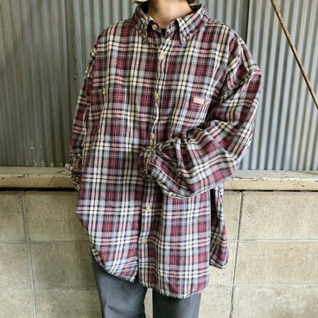 《人気》carhartt カーハート　長袖シャツ　チェック柄☆3L