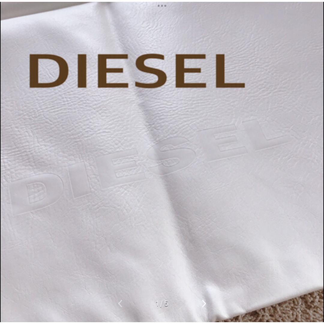 DIESEL(ディーゼル)の《DIESEL》  レザー風　ショッパー　大サイズ レディースのバッグ(ショップ袋)の商品写真