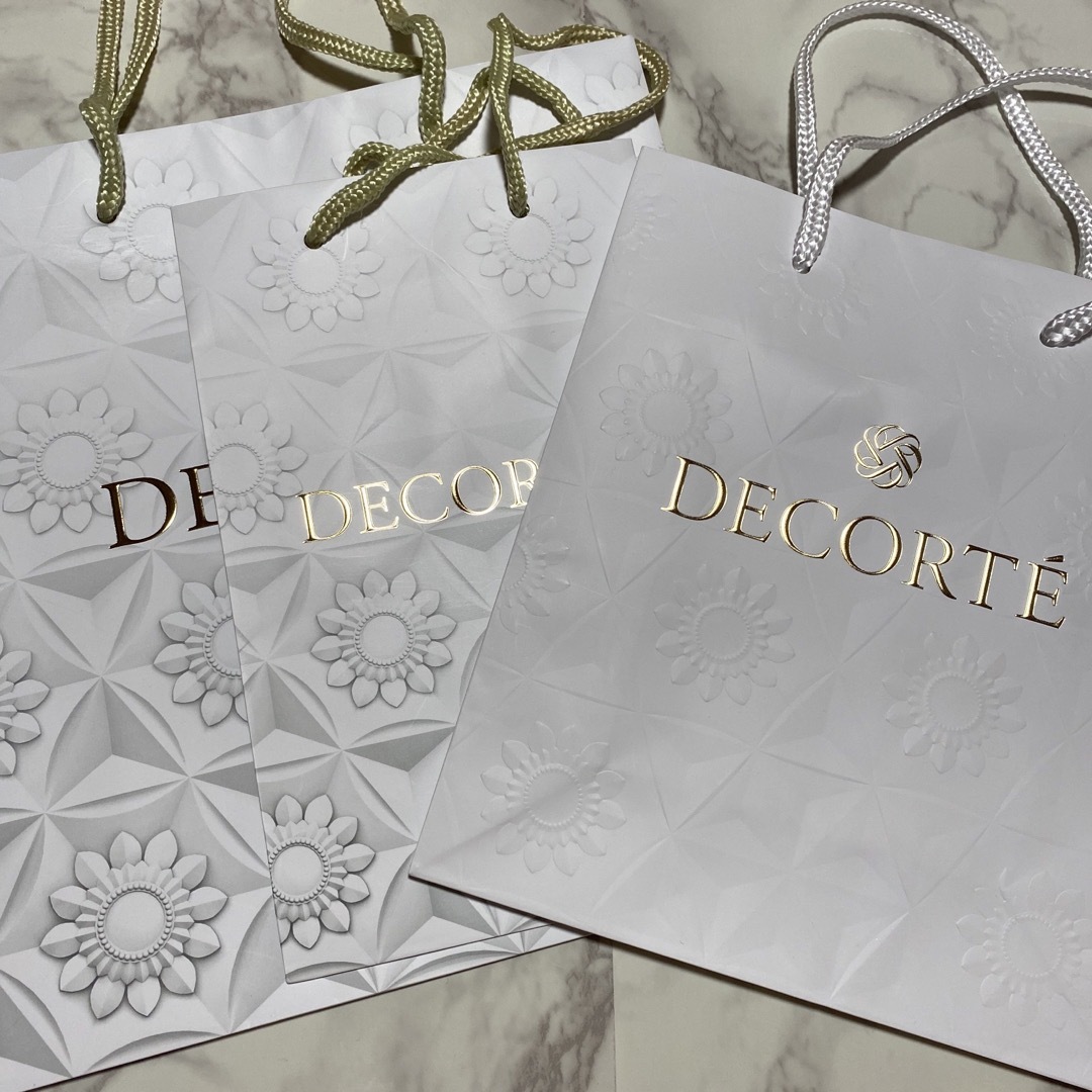 COSME DECORTE(コスメデコルテ)のDECORTE ショッパー×3 レディースのバッグ(ショップ袋)の商品写真