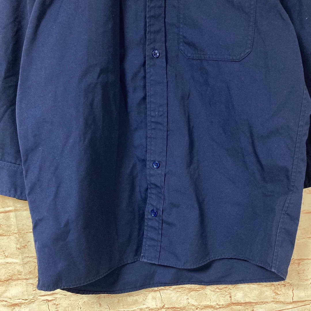 XLARGE(エクストララージ)のエクストララージ XLARGE シャツ カジュアル ロゴ 七分袖 紺色 M メンズのトップス(シャツ)の商品写真
