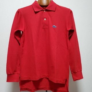 ラコステ(LACOSTE)のI ZOD　1980年代前半　ビンテージ　LACOSTE　青ワニ　ドロップテール(ポロシャツ)