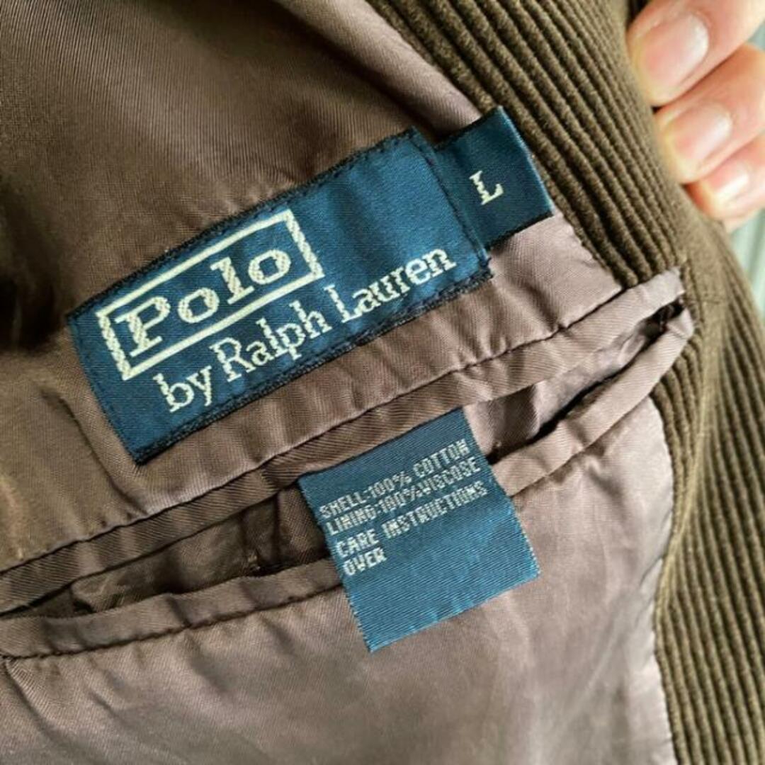 Polo by Ralph Lauren ポロバイラルフローレン コーデュロイ テーラードジャケット メンズL