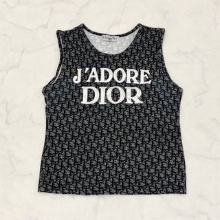 ディオール Dior ロゴ プリント タンクトップ