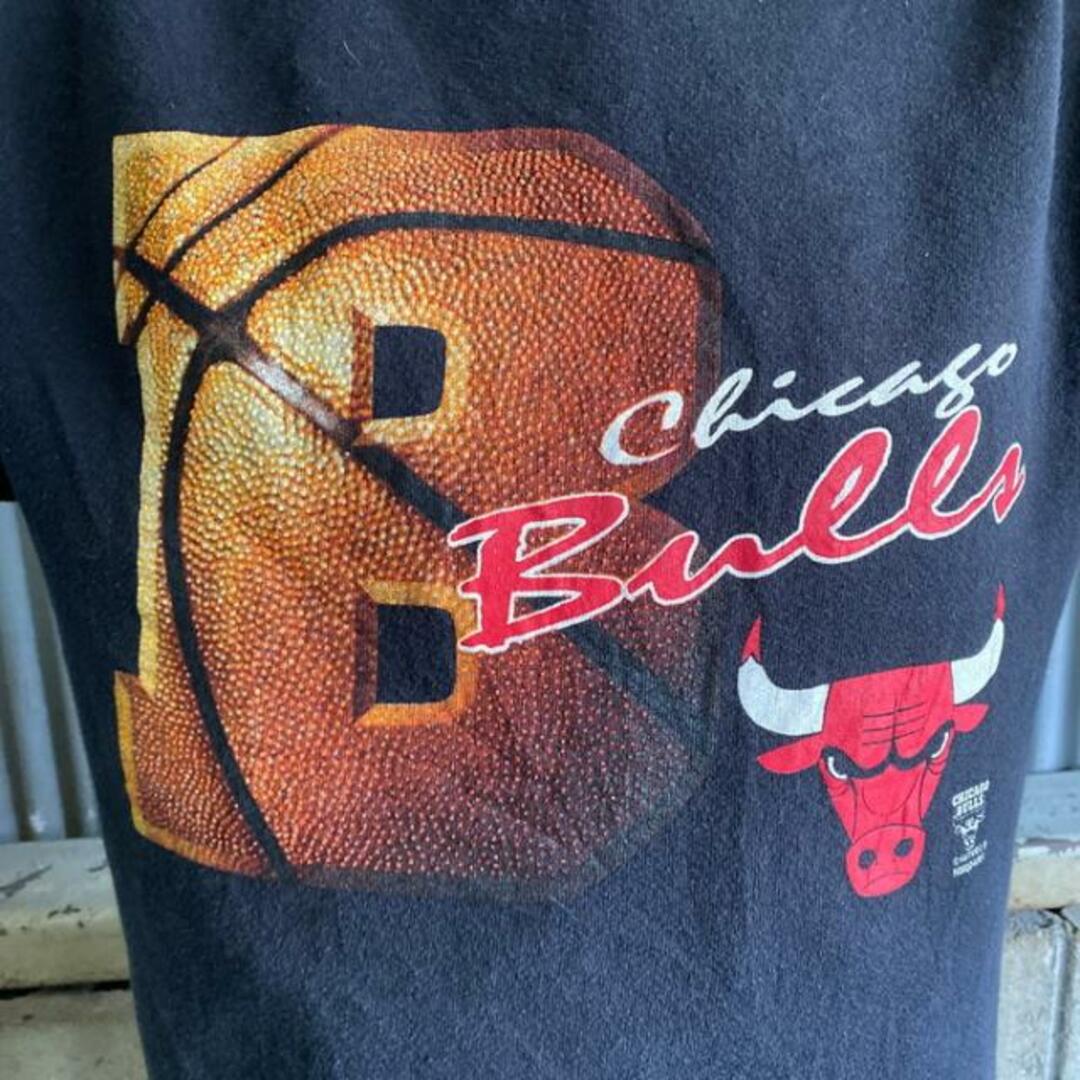 USA製 90年代 NBA シカゴ・ブルズ バスケットボール チーム プリント