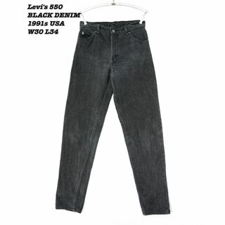 リーバイス(Levi's)のLevi's 550 BLACK DENIM PANTS USA W30 L34(デニム/ジーンズ)