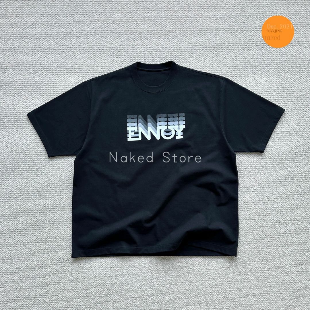 ENNOY ELECTRIC LOGO GRADATION SS TEE-