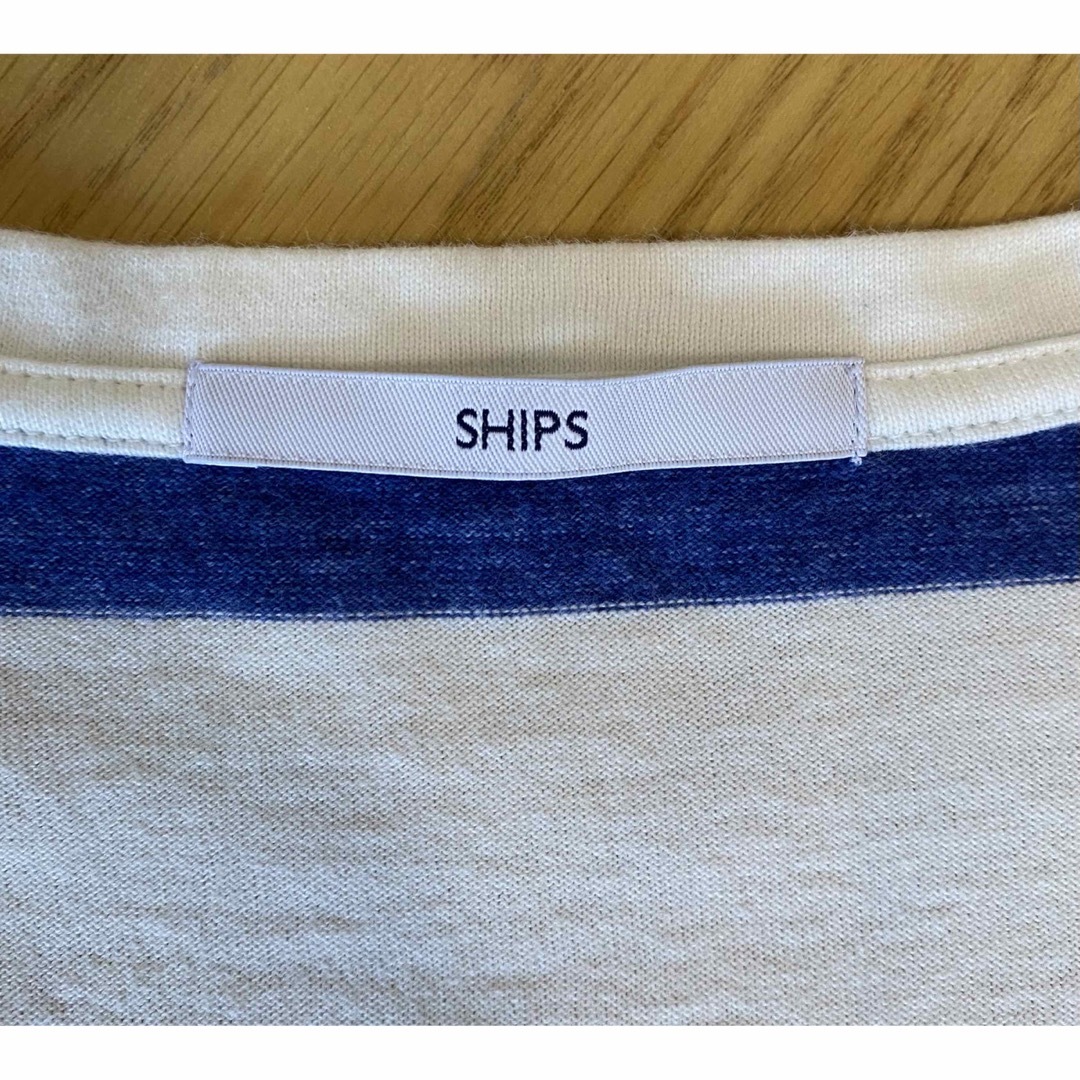 SHIPS(シップス)のSHIPS シップス ボーダー Tシャツ【XLサイズ】 メンズのトップス(Tシャツ/カットソー(半袖/袖なし))の商品写真