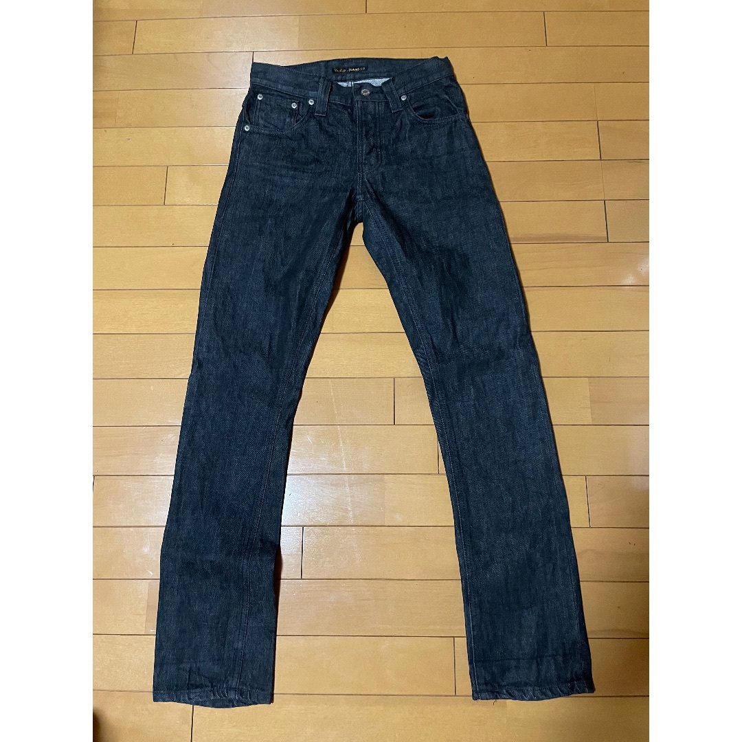 Nudie Jeans   Nudie Jeans Grim Tim Dry Black Selvageの通販 by し