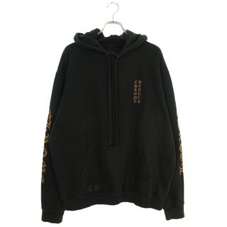 クロムハーツ(Chrome Hearts)のクロムハーツ  SWTSHRT PLVRパーカー 袖英プリントパーカー  メンズ L(パーカー)