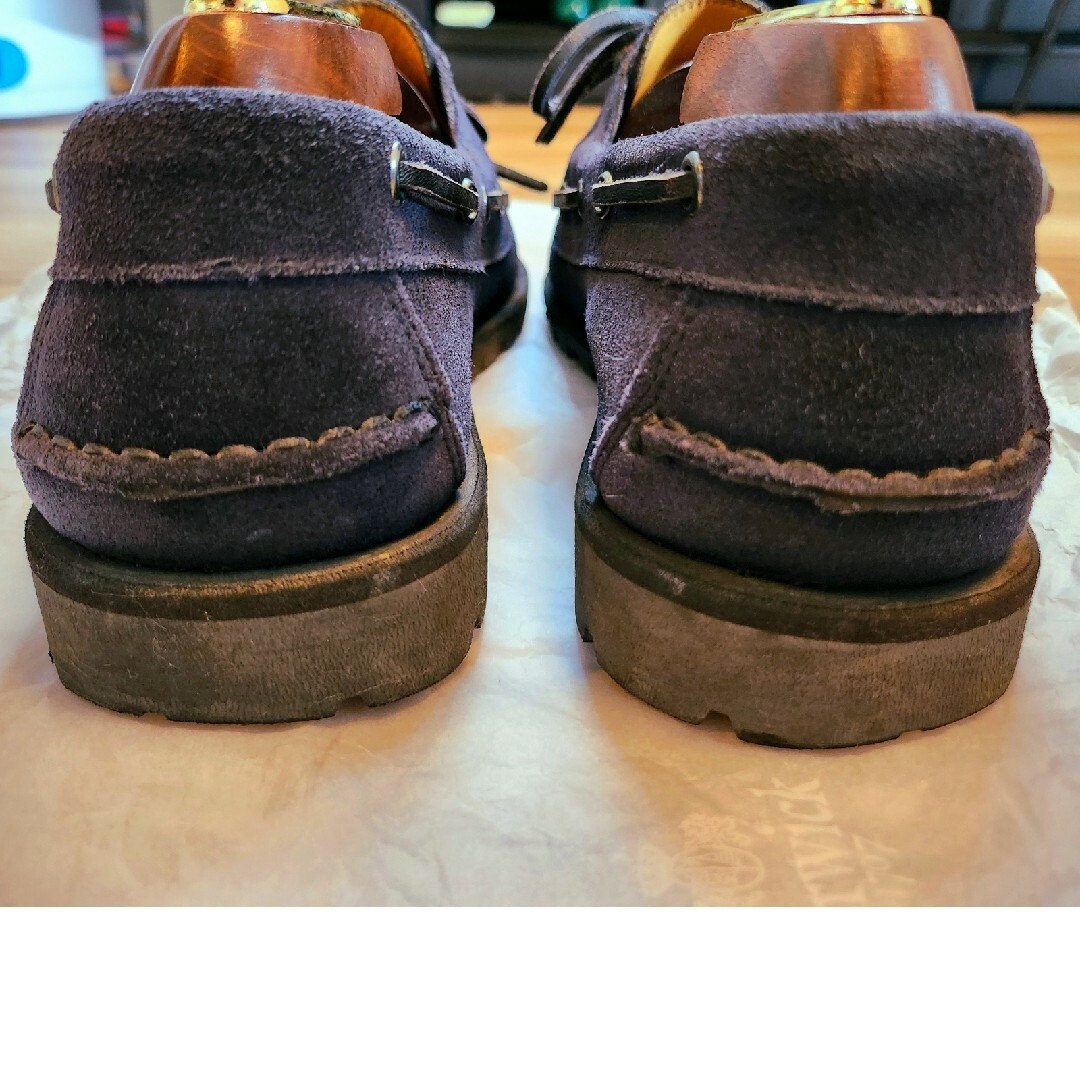 【Paraboot/パラブーツ】MALO ネイビー/UK 7(美品/送料無料)