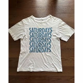 サタデーズサーフニューヨークシティー(SATURDAYS SURF NYC)のサタデーズサーフ NYC 白 Sサイズ(Tシャツ/カットソー(半袖/袖なし))