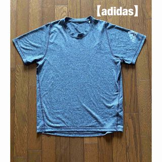 アディダス(adidas)の【adidas】Tシャツ・グレー・Mサイズ(Tシャツ/カットソー(半袖/袖なし))