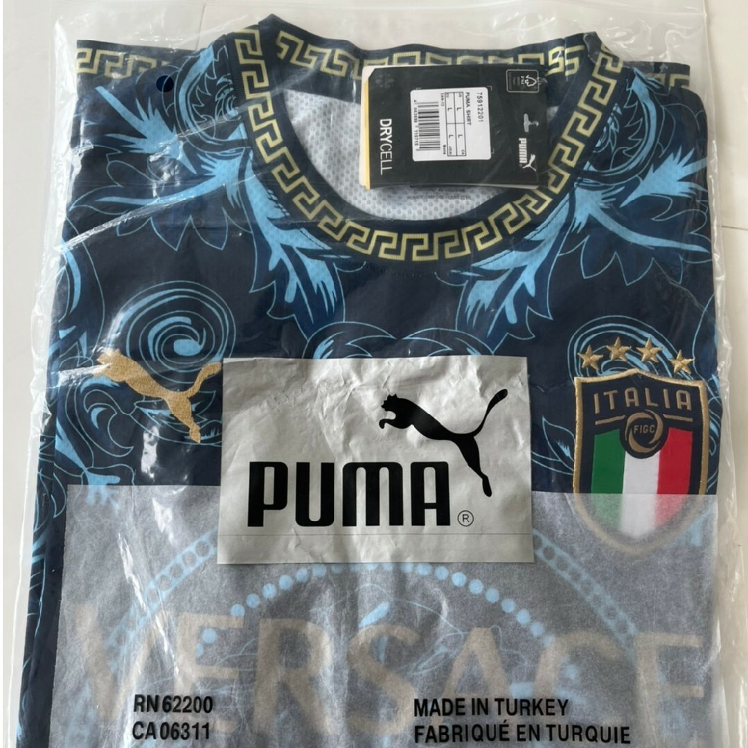 レア】イタリア代表ユニフォーム versace ❌ PUMA Mサイズの通販 レア】イタリア代表ユニフォーム versace ❌ PUMA Mサイズの通販