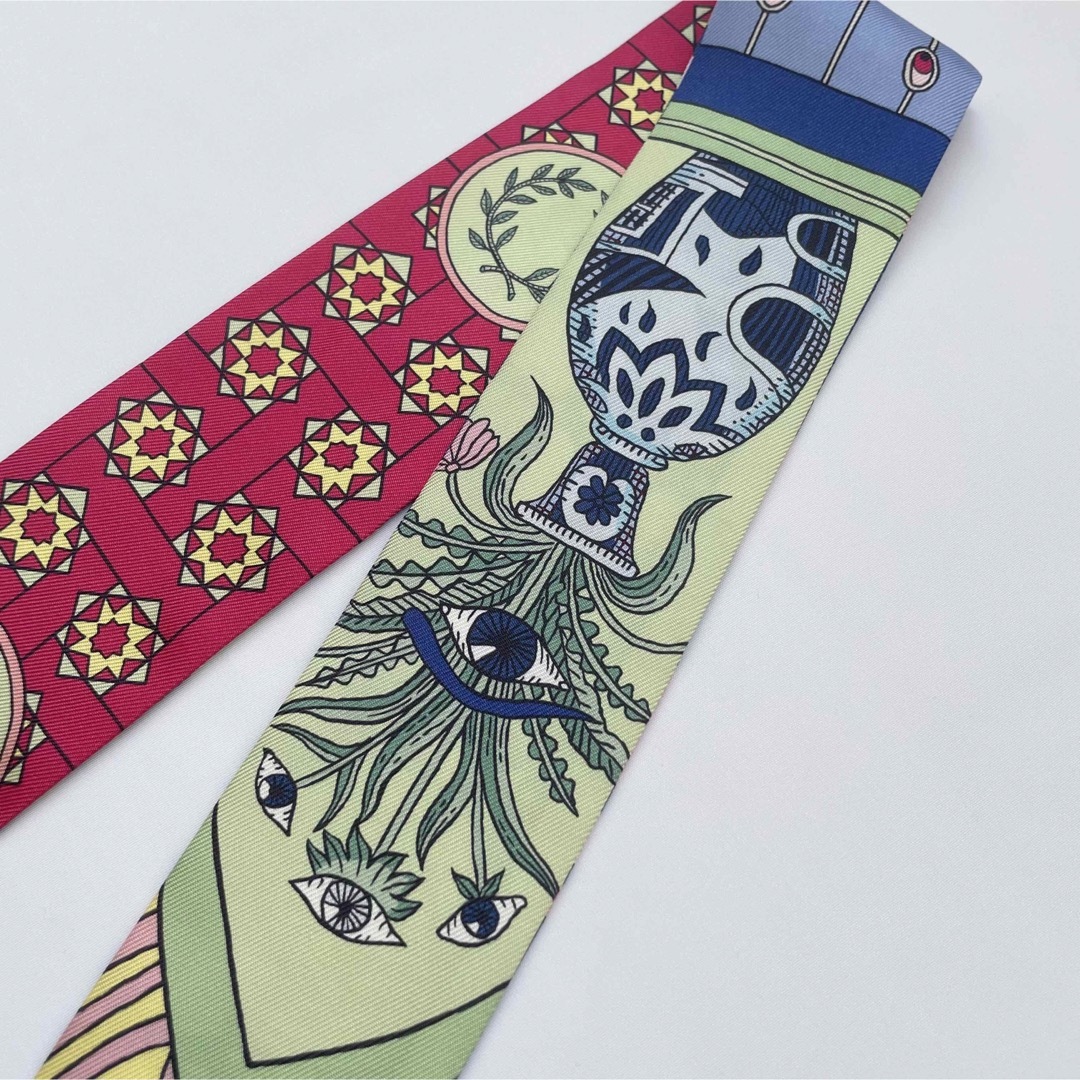 HERMES エルメス ツイリー スカーフ アマゾンのダンス マルチカラー-