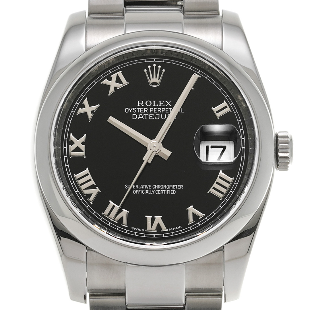 ロレックス ROLEX 116200 M番(2008年頃製造) ブラック メンズ 腕時計