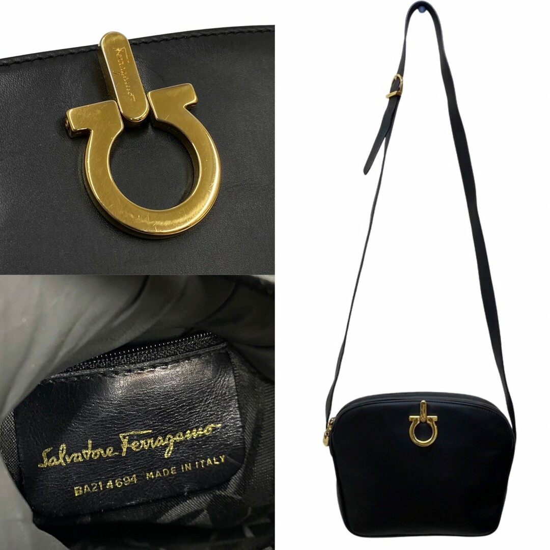 極 美品 Salvatore Ferragamo サルヴァトーレフェラガモ ガンチーニ