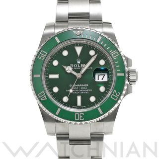 ロレックス(ROLEX)の中古 ロレックス ROLEX 116610LV ランダムシリアル グリーン メンズ 腕時計(腕時計(アナログ))