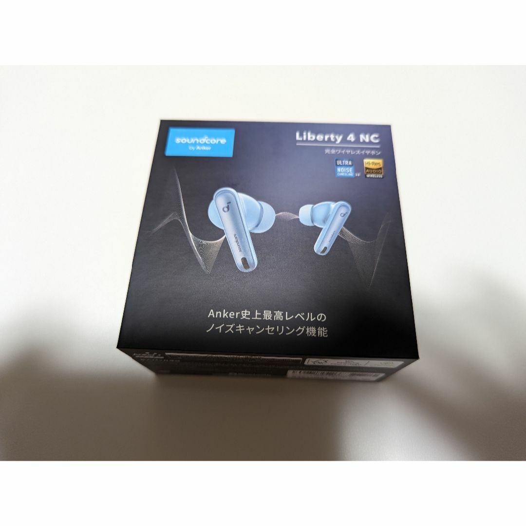 Anker(アンカー)のAnker Soundcore Liberty 4 NC イヤホン ライトブルー スマホ/家電/カメラのオーディオ機器(ヘッドフォン/イヤフォン)の商品写真