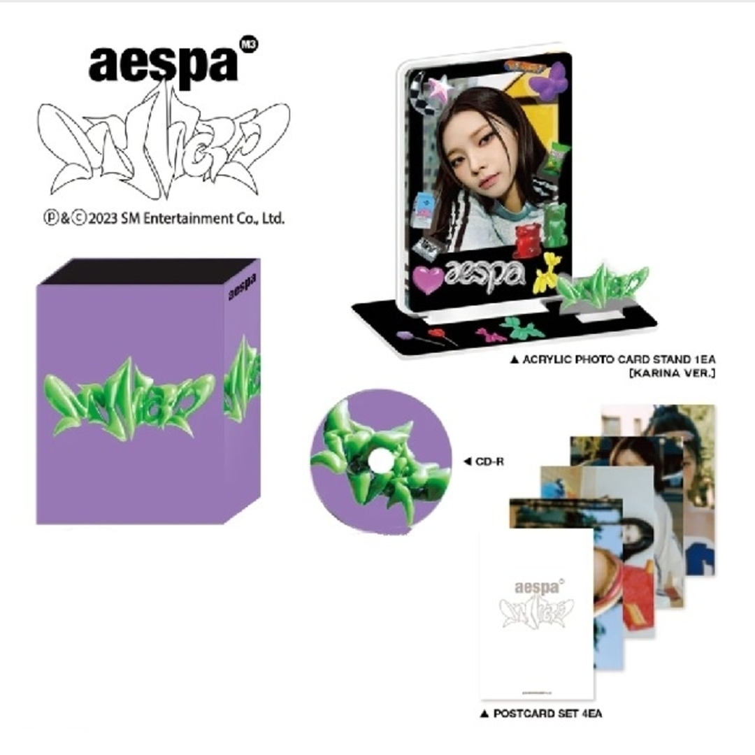 aespa My World sgs deluxe box トレカ カリナ ②