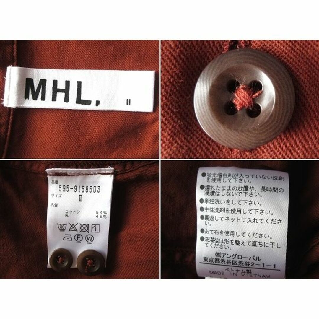 MHL. - MHL. 2019SS DRY COTTON LINEN シャツワンピースの通販 by