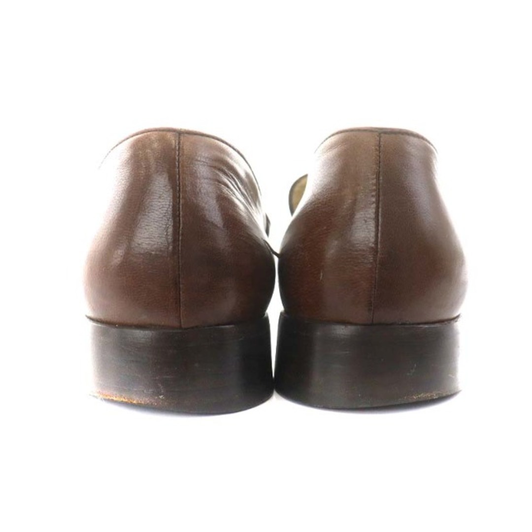 PRADA(プラダ)のプラダ PRADA ローファー レザー 38 24.0cm 茶 ブラウン レディースの靴/シューズ(ローファー/革靴)の商品写真