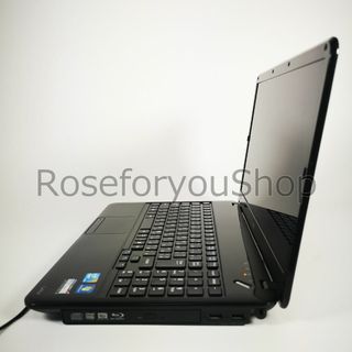 【美品】 ブラック♪ windows11 オフィス ノートパソコン O11128