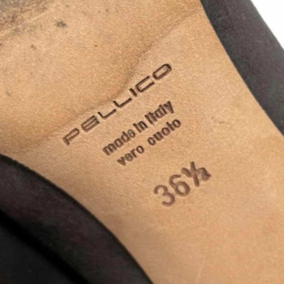 PELLICO(ペリーコ)の★大人気★ペリーコ　ショートブーツ　バックジップ　スエード　スタッズ　36.5 レディースの靴/シューズ(ブーツ)の商品写真