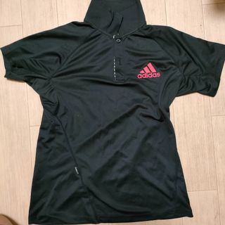 アディダス(adidas)のadidas アディダス climalite 黒　半袖　水玉 サイズO(Tシャツ/カットソー(半袖/袖なし))