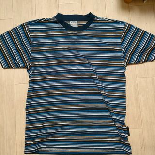 コロンビア(Columbia)のColumbia コロンビア　ボーダー色 半袖 サイズM(Tシャツ/カットソー(半袖/袖なし))