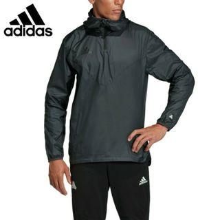 アディダス(adidas)のアディダス　サッカーウェア　アノラックパーカー　ナイロン　黒　XL(O)(その他)