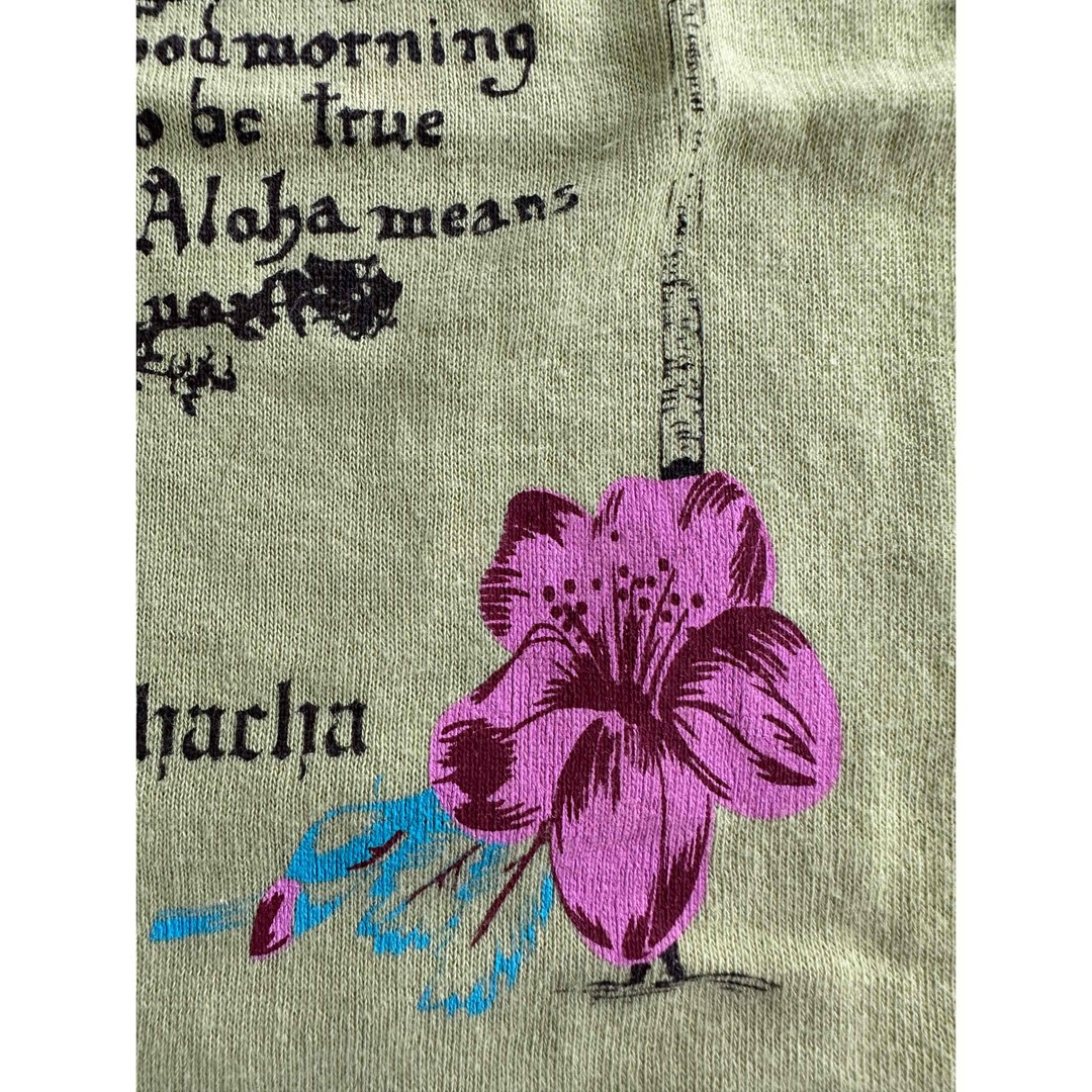 muchacha(ムチャチャ)のあちゃちゅむムチャチャSタンク古着ヴィンテージ  ハワイHawaiiアロハ中古 キッズ/ベビー/マタニティのキッズ服女の子用(90cm~)(Tシャツ/カットソー)の商品写真