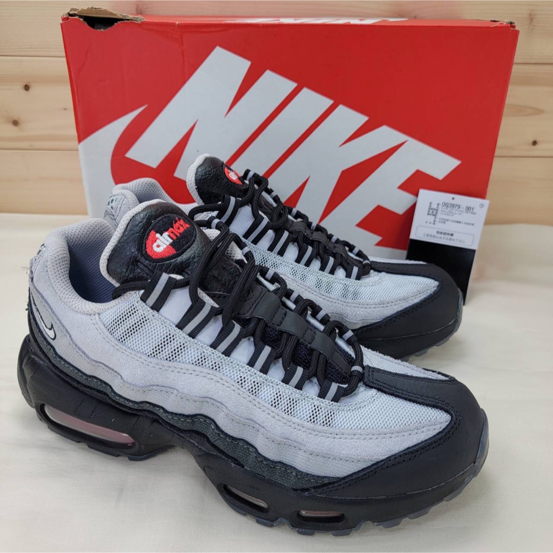 Nike ナイキ WMNS AIR MAX95 OG ブラック ホワイト 24㎝