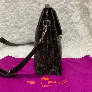 限界価格 美品 エトロ ETRO マルゴット ビジネスバッグ 2way