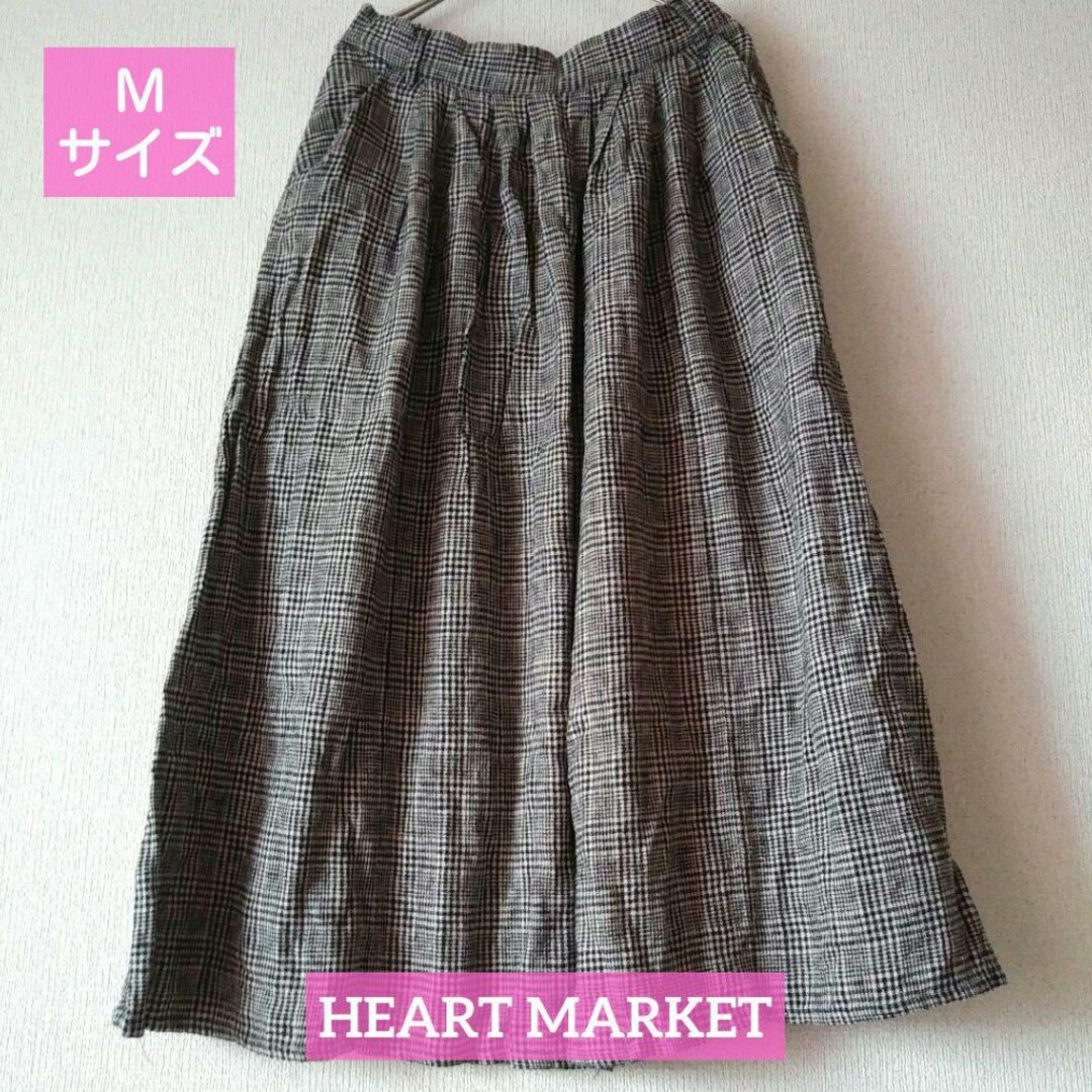 Heart Market(ハートマーケット)の【匿名配送】ハートマーケット ロングスカート チェック Ｍ ポケット付き レディースのスカート(ロングスカート)の商品写真