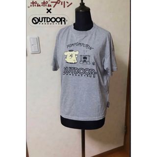 アウトドア(OUTDOOR)のポムポムプリン/アウトドア　コラボ　Tシャツ　未使用(Tシャツ(半袖/袖なし))