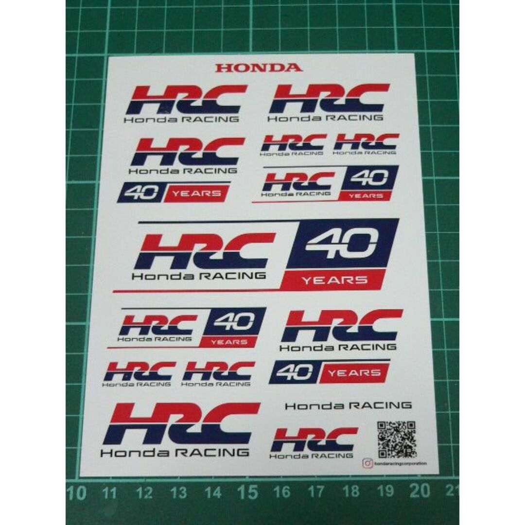 HRC 新ロゴ　Honda Racing ホンダレーシング　ステッカー